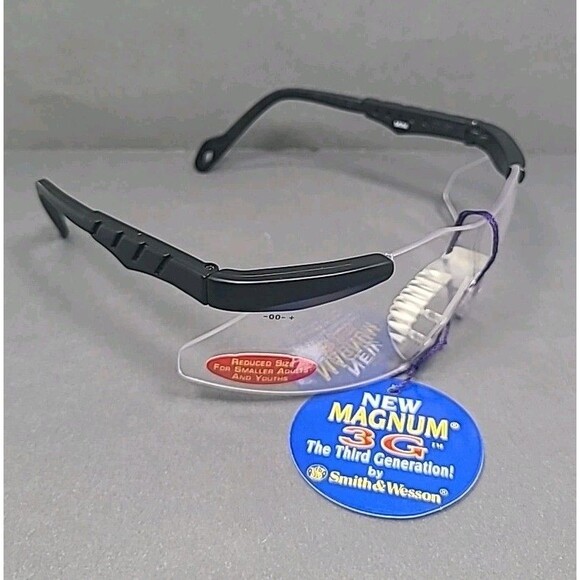 Smith & Wesson 16369 Magnum 3G, Safety Glasses Youth, Clear Lens, Frameless - Picture 2 of 7